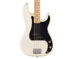 FENDER STANDARD PRECISION BASS GUITAR - OLYMPIC WHITE W/MAPLE FB