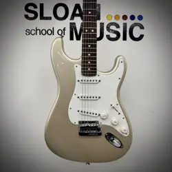 USED 2010 FENDER AMERICAN STANDARD STRATOCASTER W/ UPGRADES - ROSEWOOD, BLIZZARD