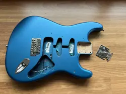 2022 FENDER AMERICAN PERFORMER STRATOCASTER GUITAR BODY LAKE PLACID BLUE  USA