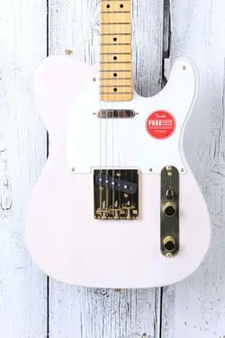 FENDER SQUIER FSR CLASSIC VIBE '50S TELECASTER ELECTRIC GUITAR WHITE BLONDE