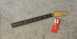 FENDER PLAYER II TELECASTER TELE NECK WITH TUNERS AND TAG