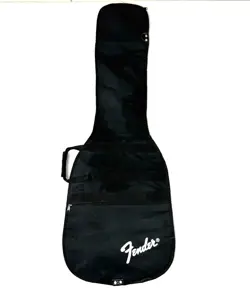 FENDER ELECTRIC GUITAR SOFT SHELL GIG BAG W/ SHOULDER STRAP USED