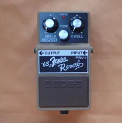 BOSS FRV-1 FENDER REVERB EFFECT PEDAL USED, GREAT CONDITION