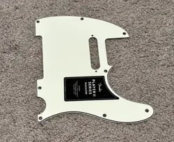 FENDER PLAYER II TELECASTER TELE GUITAR PICKGUARD 3 PLY PARCHMENT 8 HOLE