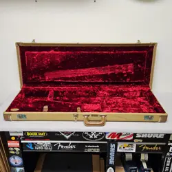 OLD FENDER / G&G TWEED HARDSHELL CASE FOR 50'S STRAT / TELE USA ELECTRIC GUITAR