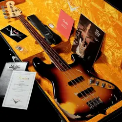 FENDER CUSTOM SHOP JACO PASTORIUS TRIBUTE FRETLESS JAZZ BASS *LU272