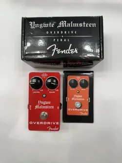 FENDER YNGWIE MALMSTEEN SIGNATURE OVERDRIVE GUITAR EFFECT PEDAL + ORIGINAL BOX