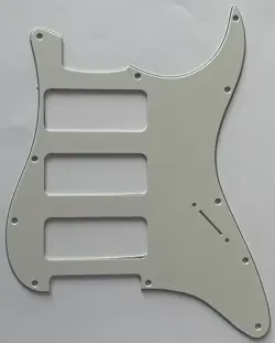 FOR FIT FENDER STRATOCASTER P90 3 PICKUP STRAT GUITAR PICKGUARD 3 PLY PARCHMENT