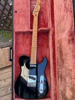 FENDER JAPAN TL314-55 TX TELECASTER TYPE BLACK FROM JAPAN