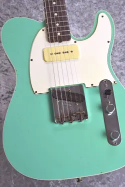 FENDER CUSTOM SHOP LTD 2-TONE TELECASTER P90 RELIC -SEAFORM GREEN / #GGB94