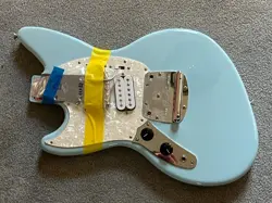 FENDER COBAIN JAGSTANG GUITAR LOADED BODY BLUE LEFTY LEFTHANDED 6 LB