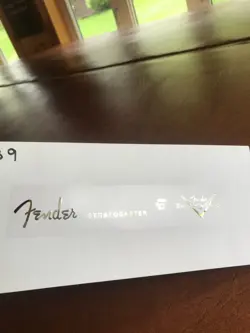 STRATOCASTER GUITAR DECAL