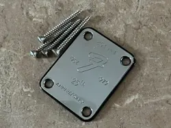 1979 FENDER 25TH ANNIVERSARY STRATOCASTER GUITAR NECK PLATE