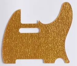TELECASTER PICKGUARD GOLD SPARK FENDER USA STANDARD STRATO TELECASTAR
