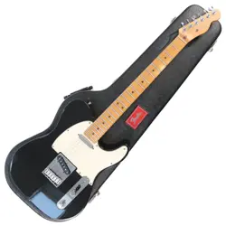 FENDER USED AMERICAN STANDARD TELECASTER BLACK MADE IN 1996