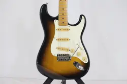 FENDER JAPAN ST TYPE SUNBURST ST57-55 ELECTRIC GUITAR W/GIG BAG ARM USED PRODUCT