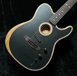 FENDER ACOUSTASONIC PLAYER TELECASTER BK BRUSHED BLACK ACOSTASONIC PLAYER