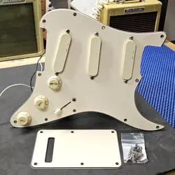 1990 FENDER STRAT PLUS DELUXE LOADED PICKGUARD LACE SENSOR PICKUPS - USA GUITAR