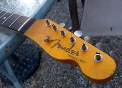 FENDER LIC  RELIC TELE NECK AGED NITRO 60 FATTELECASTER MR G'S CUSTOM SHOP