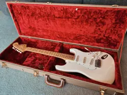 FENDER JV MODIFIED 60S STRATOCASTER, W/ CUSTOM SHOP PICKUPS & HARD CASE