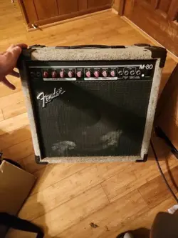 VINTAGE 90S FENDER M-80 300 WATT GUITAR AMP 2-CHANNELS! W/ REVERB