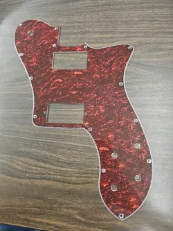 FOR FIT FENDER US 72 TELECASTER DELUXE RE-ISSUE GUITAR PICKGUARD RED TORTOISE