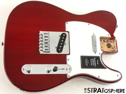 FENDER PLAYER II TELECASTER TELE LOADED BODY, CHAMBERED MAHOGANY CHERRY