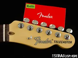 FENDER AMERICAN PERFORMER TELECASTER NECK & TUNERS USA TELE RW ROSEWOOD