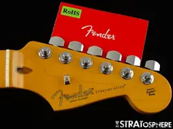 FENDER AMERICAN PROFESSIONAL PRO II STRAT, NECK TUNERS USA ROLLED EDGES, MAPLE