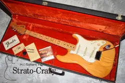 FENDER  74 STRATOCASTER NATURAL  MAPLE NECK