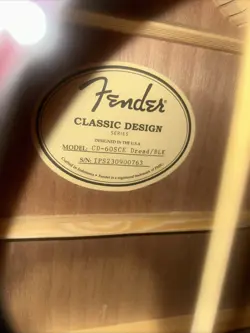 FENDER STRING ACOUSTIC
