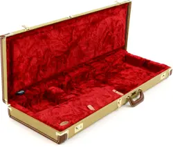 FENDER CLASSIC SERIES WOOD CASE FOR STRAT/TELE - TWEED (2-PACK) BUNDLE