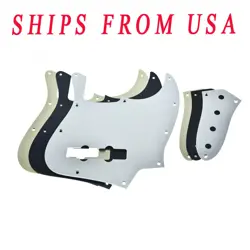 METAL 4 STRING JAZZ BASS PICKGUARD JB CONTROL PLATE W/ SCREWS FITS FENDER J BASS
