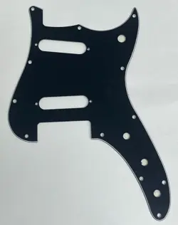 GUITAR PARTS GUITAR PICKGUARD FOR FENDER DUO-SONIC OFFSET SS STYLE 3 PLY BLACK