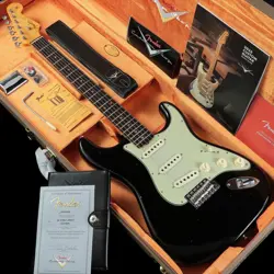 FENDER CUSTOM SHOP 1963 STRATOCASTER JOURNEYMAN RELIC CC AGED BLACK