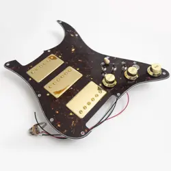 HHH GUITAR PREWIRED LOADED PICKGUARD ALNICO 5 PICKUPS FOR FENDER STRAT GUITAR