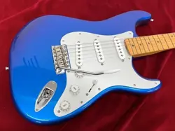 FENDER LIMITED EDITION H.E.R. STRATOCASTER BLUE MARLIN USED ALDER W/SOFT CASE