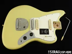 FENDER PLAYER II JAGUAR SERIES LOADED BODY ALNICO 5 & 2 GUITAR HIALEAH YELLOW
