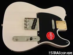 FENDER SQUIER 50S TELECASTER TELE LOADED BODY GUITAR 1950S WHITE BLONDE