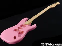 FENDER SQUIER SONIC STRATOCASTER BODY & NECK STRAT FLASH PINK MAPLE