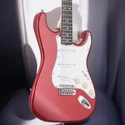 FENDER JAPAN ST-STD ELECTRIC GUITAR CANDY APPLE RED, USED WITH WEAR