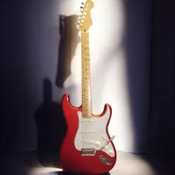 FENDER JAPAN ST-43 1994 ELECTRIC GUITAR MAPLE NECK, BASSWOOD BODY, USED