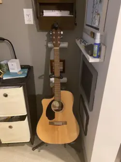 FENDER ACOUSTIC ELECTRIC GUITAR LEFT HANDED