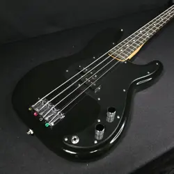 USED FENDER PRECISION BASS LIMITED-EDITION EBONY FINGERBOARD BLACK W/GIG BAG