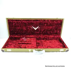 FENDER CUSTOM SHOP  STRATOCASTER TWEED GUITAR CASE G&G TELE ELECTRIC GUITAR CASE