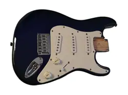 MINI SQUIER BY FENDER STRAT STYLE BLUE ELECTRIC GUITAR BODY LOADED SQ5