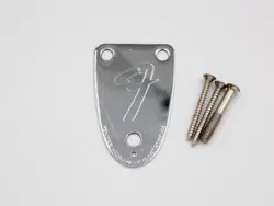 1976 VINTAGE FENDER PRECISION/TELECASTER/JAZZ BASS CHROME USA 3-BOLT NECK PLATE