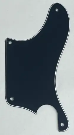 GUITAR PICKGUARD FOR FIT FENDER TELE CABALLO TONO LIGERO NO PICKUP 3 PLY BLACK