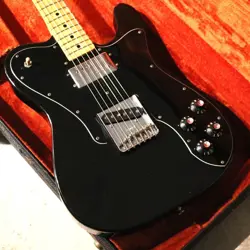 FENDER 1974 TELECASTER CUSTOM BLACK USED ELECTRIC GUITAR
