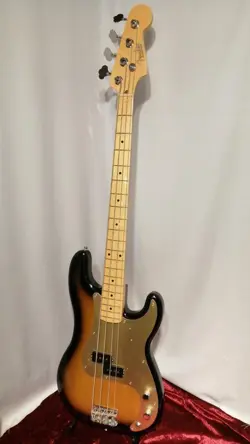 FENDER MIJ HYBRID 50S PRECISION BASS ELECTRIC, ALDER BODY, VINTAGE PU